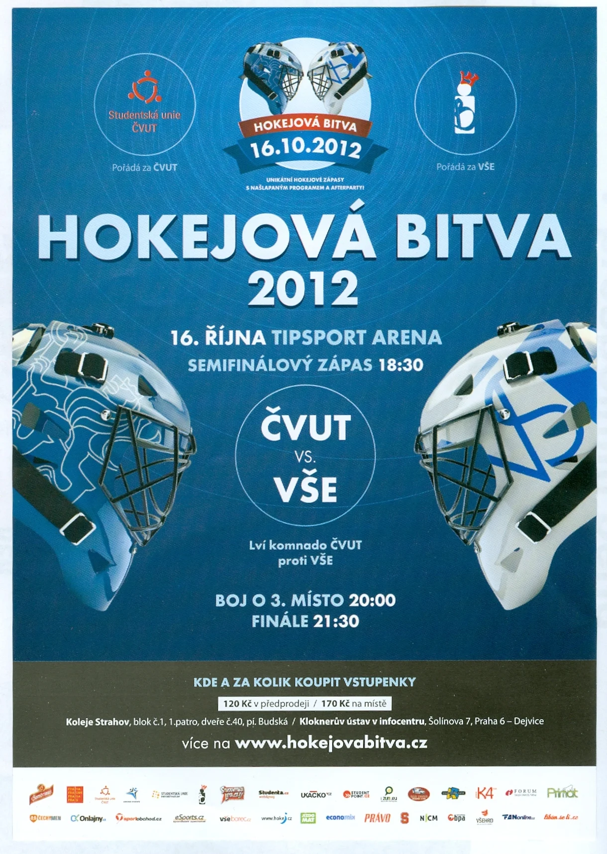 Náhledový obrázek předmětu Hokejová bitva ČVUT x VŠE