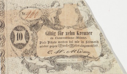 Náhledový obrázek Nouzové platidlo z let 1848-1849 - 10 krejcarů - 1