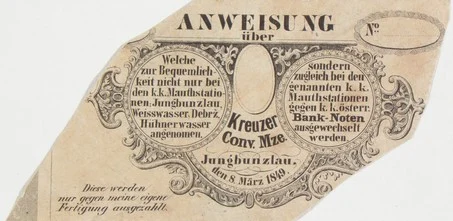 Náhledový obrázek předmětu Nouzové platidlo z let 1848-1849