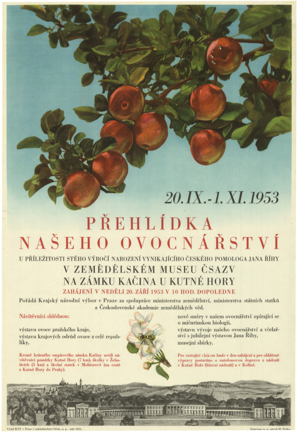 Náhledový obrázek Přehlídka našeho ovocnářství, plakát - 1
