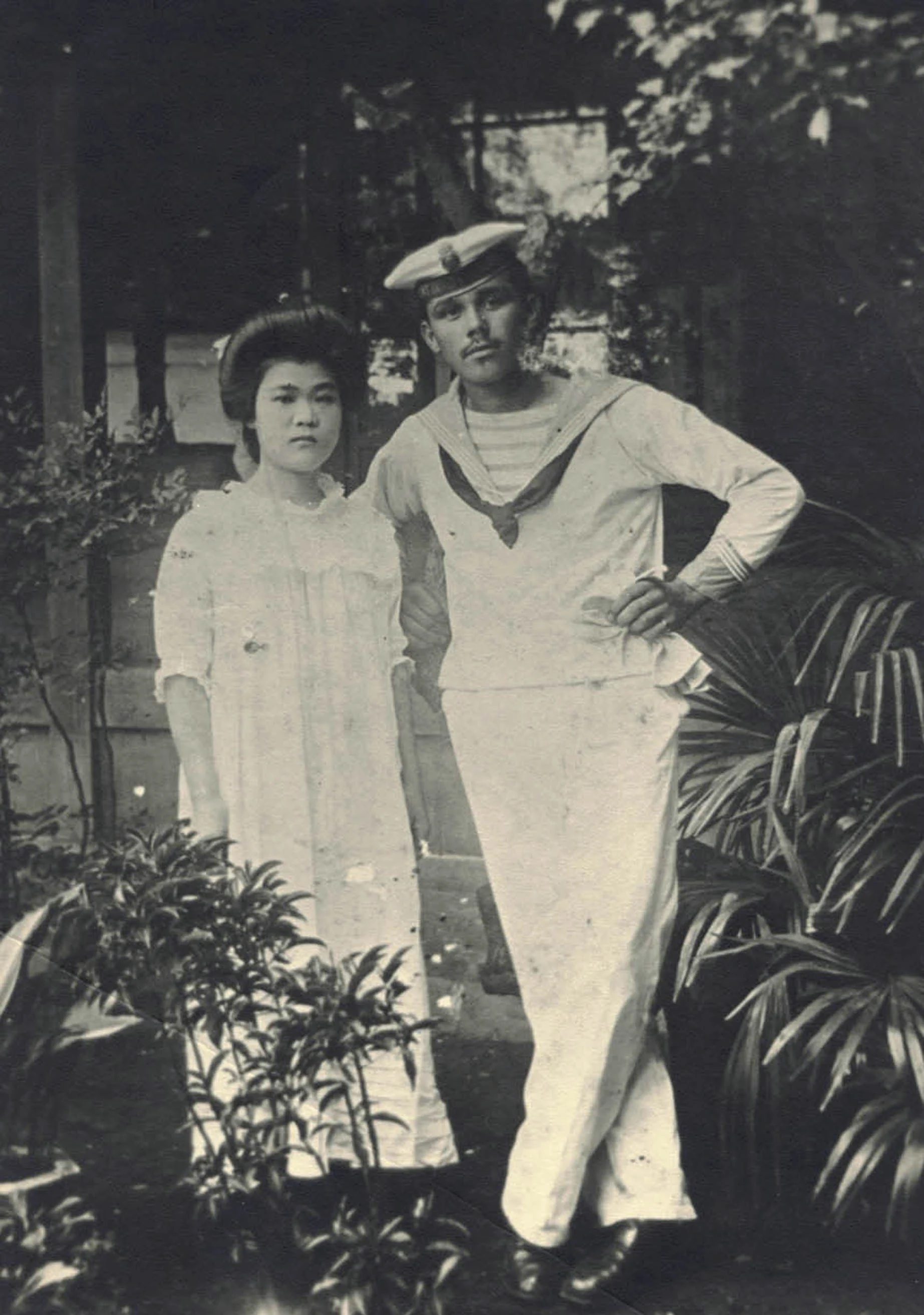 Náhledový obrázek předmětu Ferdinand Herget s Japonkou Sisi - Yokohama