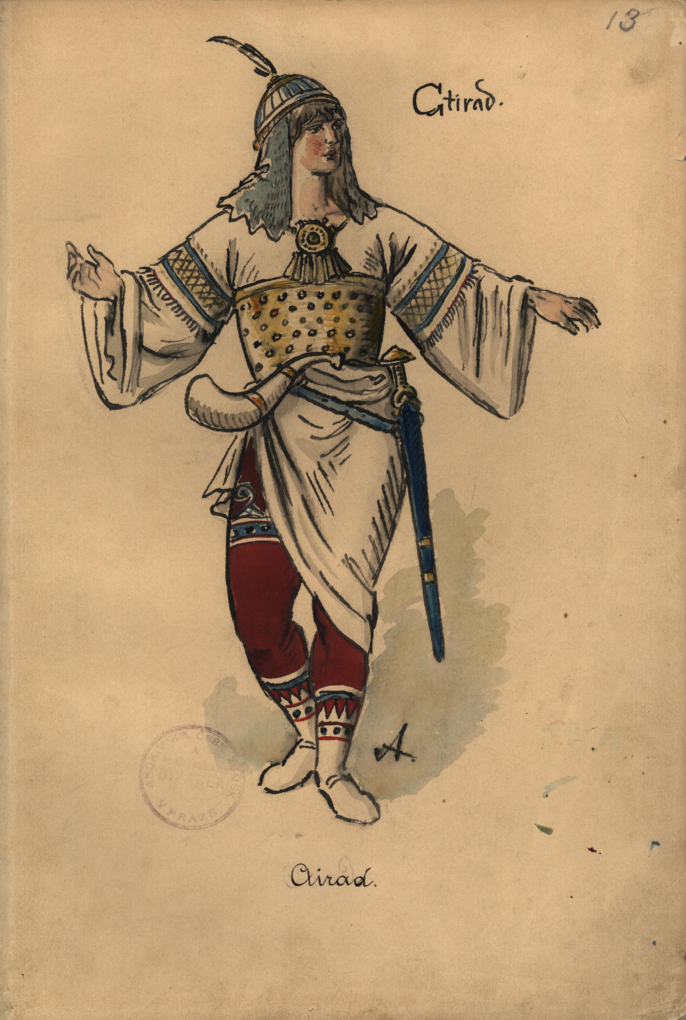 Náhledový obrázek Ctirad (hra Šárka) - 1