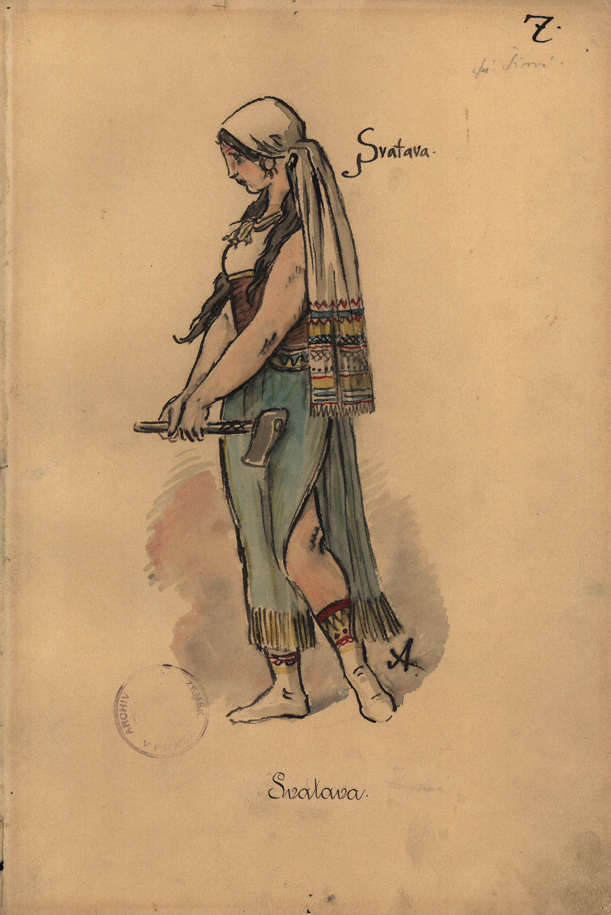 Náhledový obrázek Svatava (hra Šárka) - 1