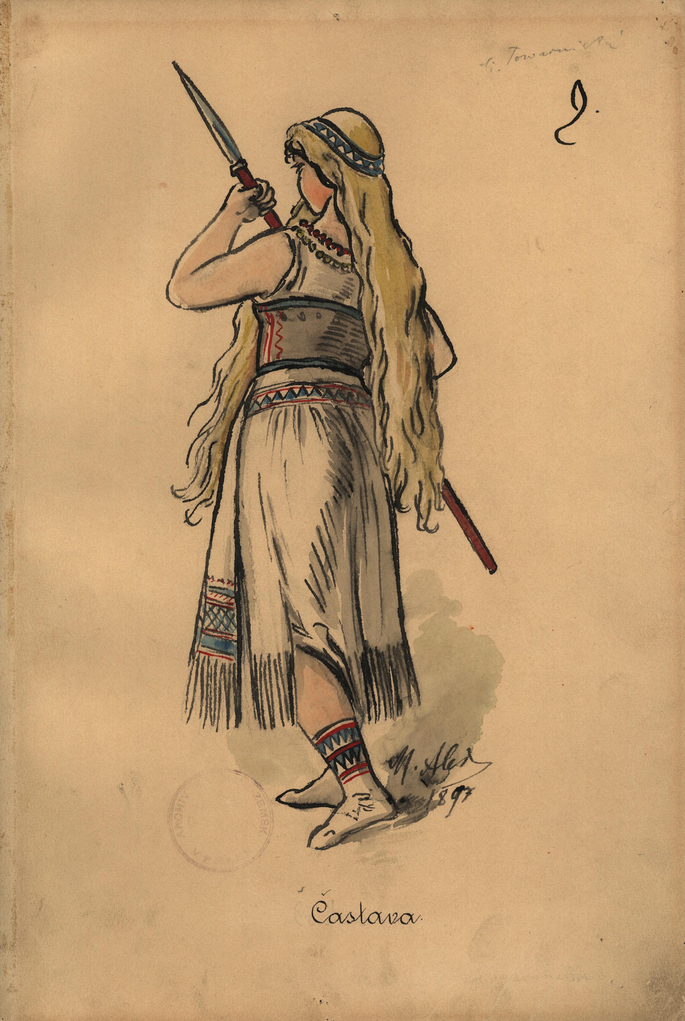 Náhledový obrázek Častava (hra Šárka) - 1