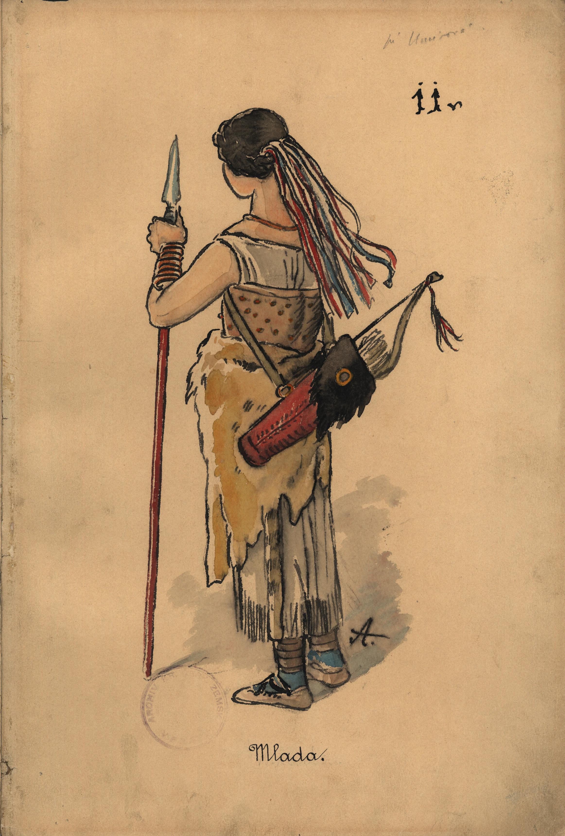 Náhledový obrázek Mlada (hra Šárka) - 1