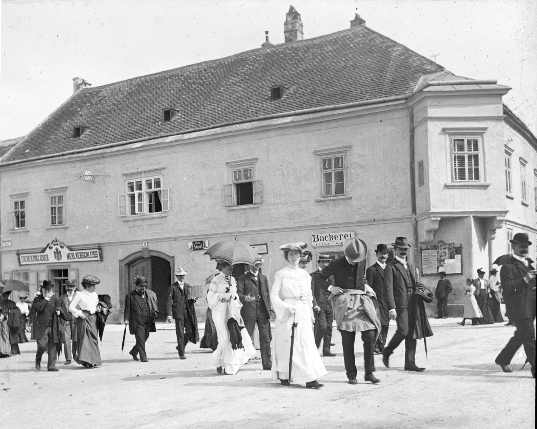 Náhledový obrázek předmětu Sváteční průvod - patrně ve Vídni