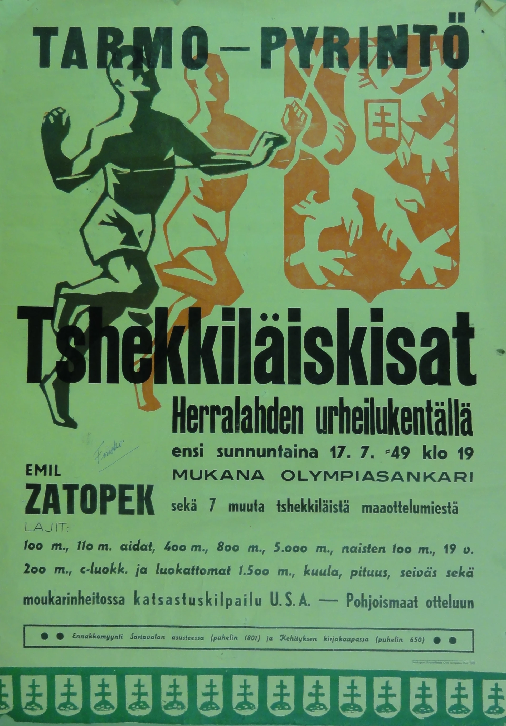 Náhledový obrázek předmětu Tarmo - Pyrintö. Tshekkiläiskisat