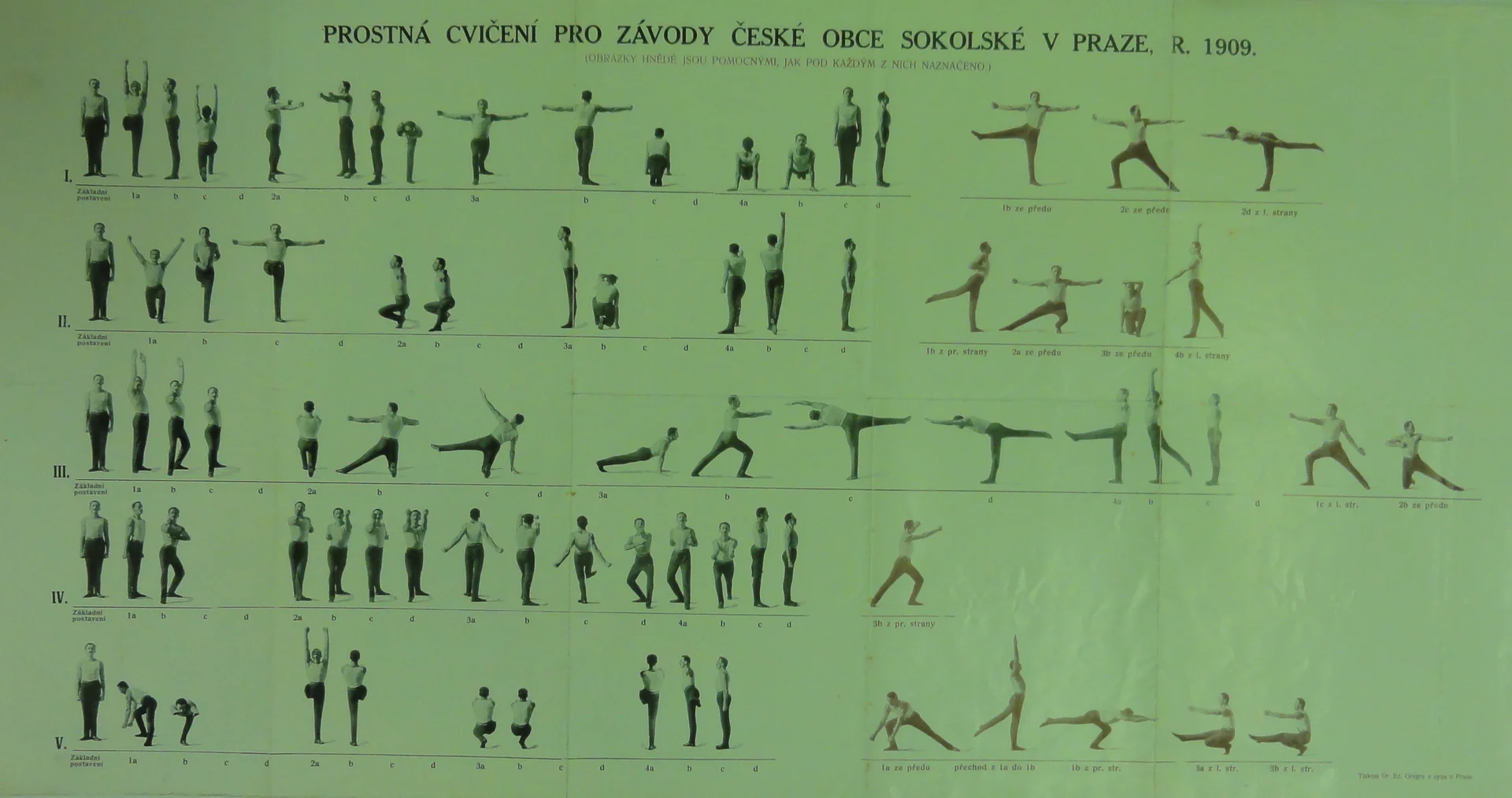 Obrázek Metodický návod pro prostná cvičení na závody ČOS