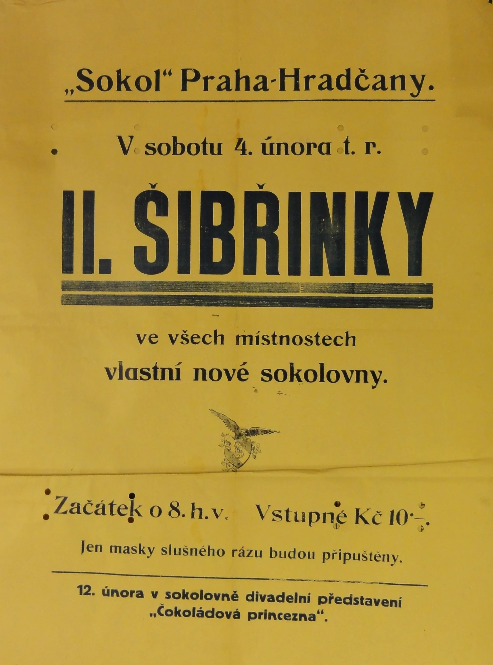 Náhledový obrázek předmětu Šibřinky Sokola Hradčany