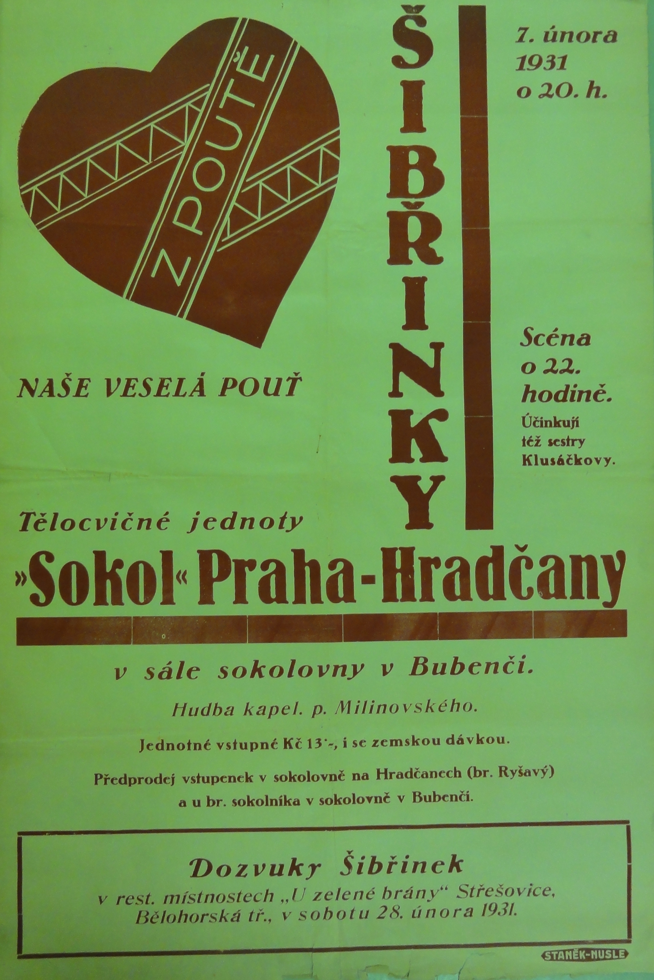 Náhledový obrázek Šibřinky Sokola Hradčany. Naše veselá pouť - 1