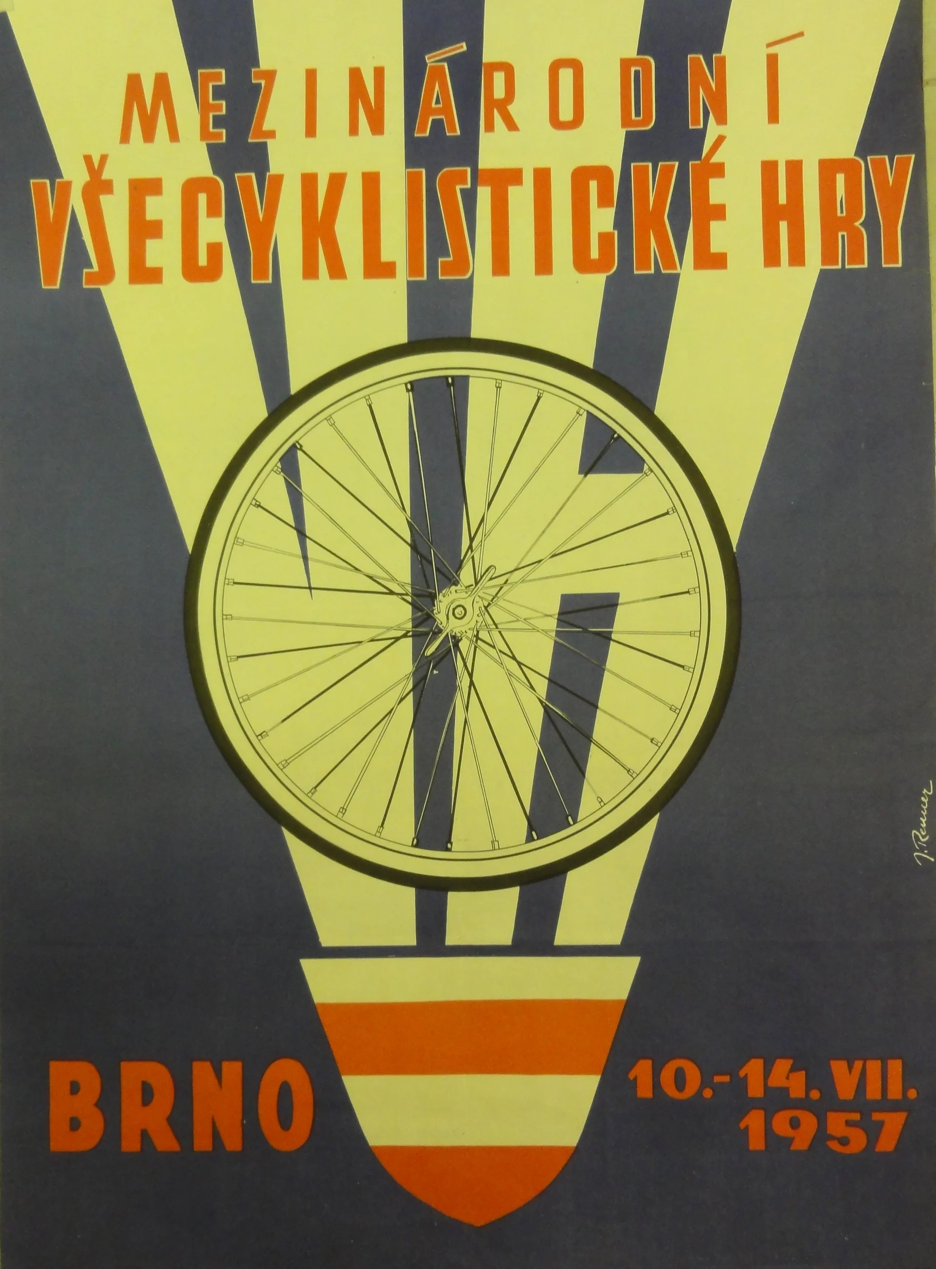 Náhledový obrázek předmětu Mezinárodní všecyklistické hry. Brno 1957