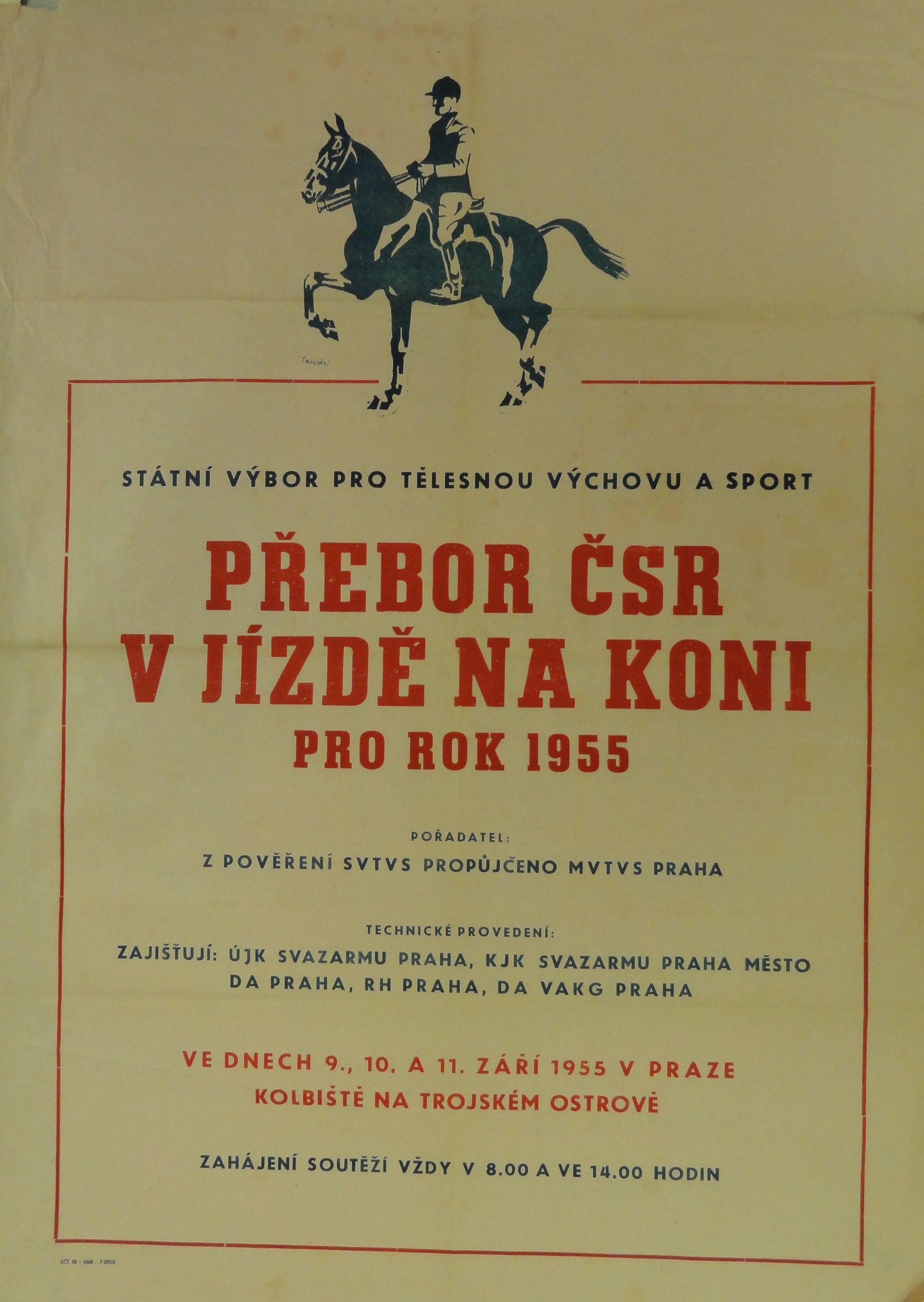 Náhledový obrázek Přebor ČSR v jízdě na koni - 1