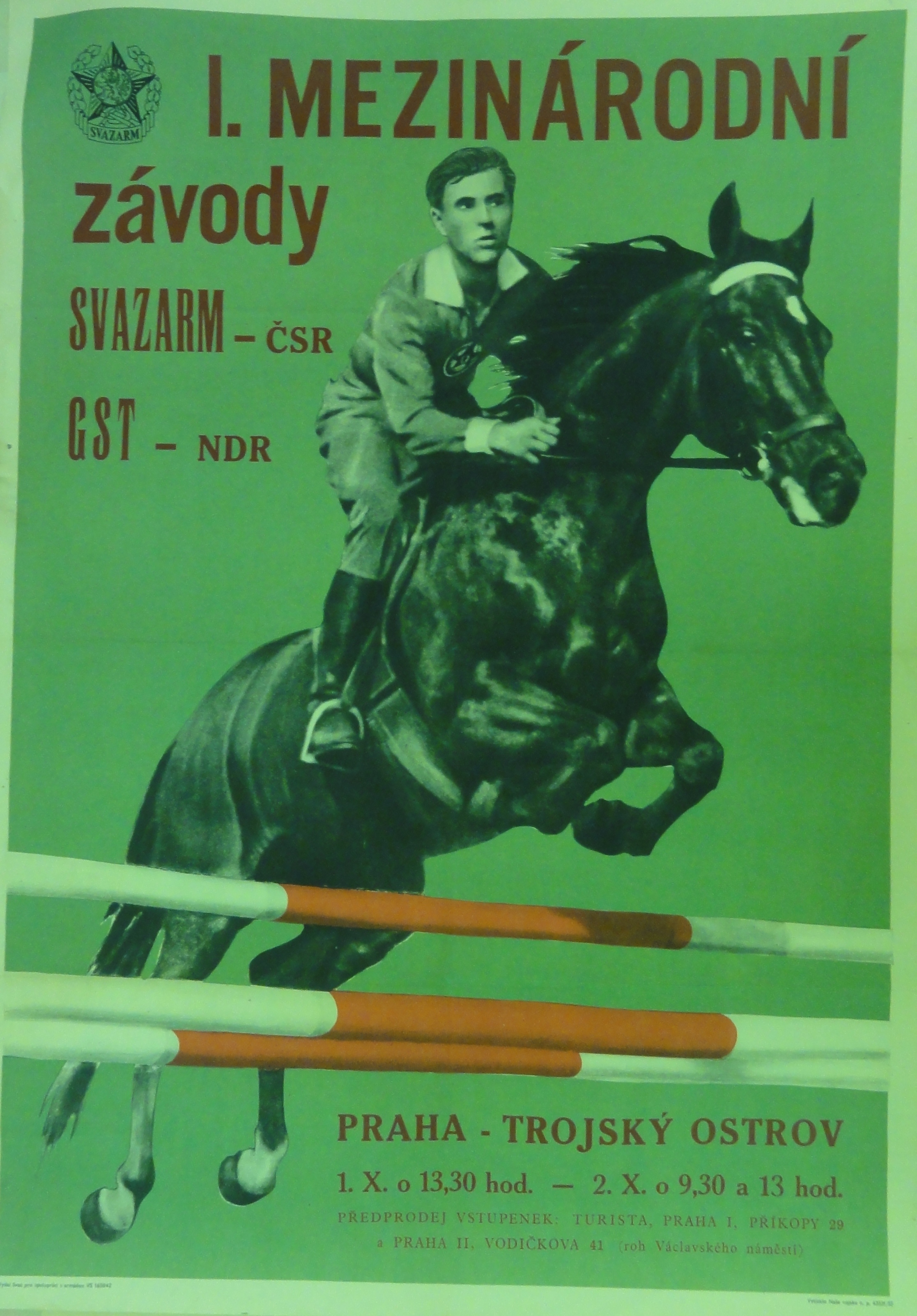 Náhledový obrázek První mezinárodní závody. Praha - Trojský ostrov - 1