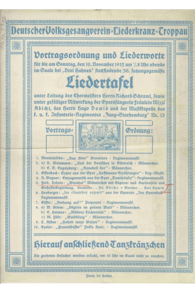 Náhledový obrázek Program koncertu - 1