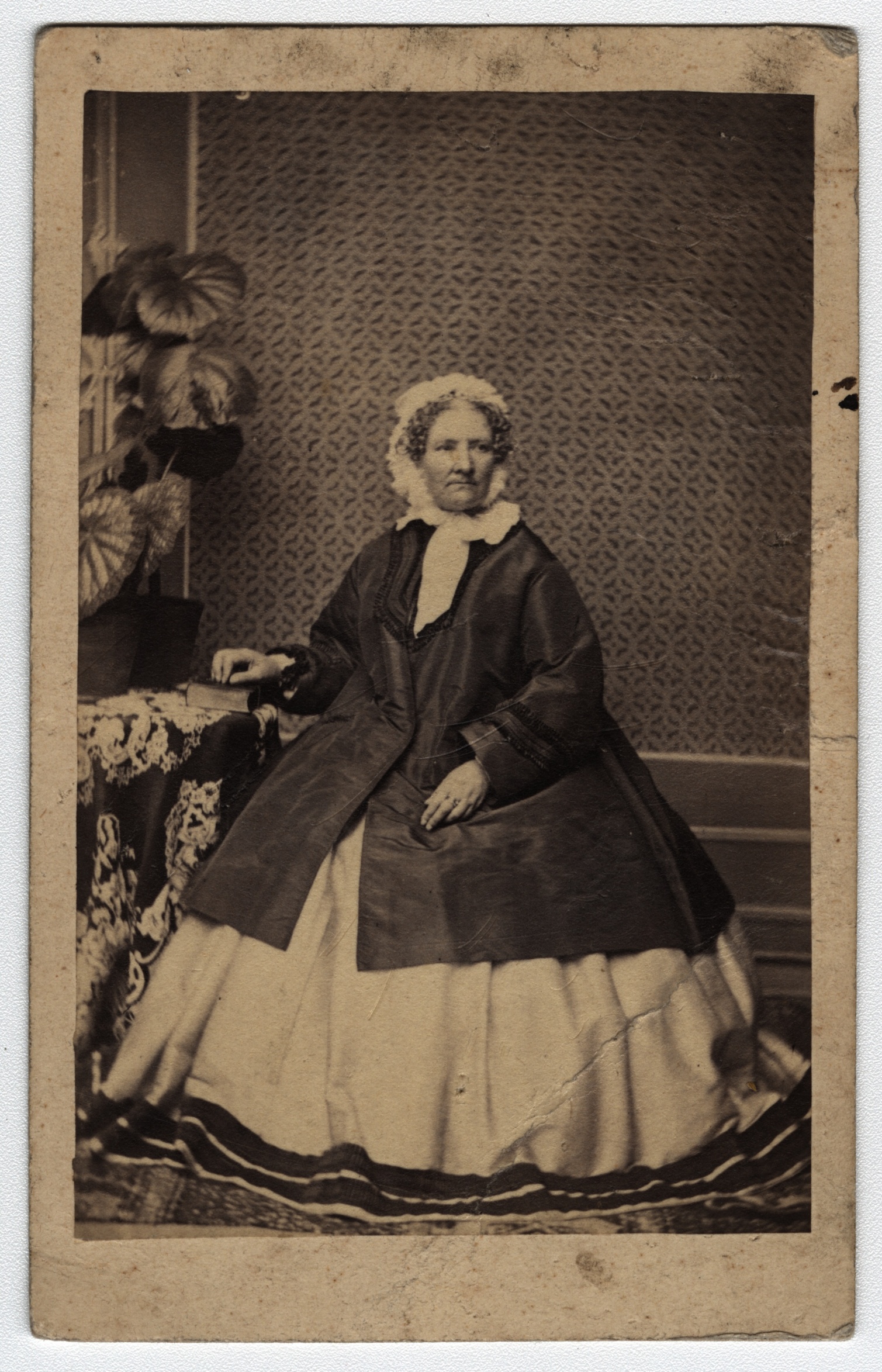 Náhledový obrázek Rosalie Kaltfeld (nar. 1804), vychovatelka dětí Vincenze Priessnitze, na portrétní fotografii (2. polovina 19. století) - 1