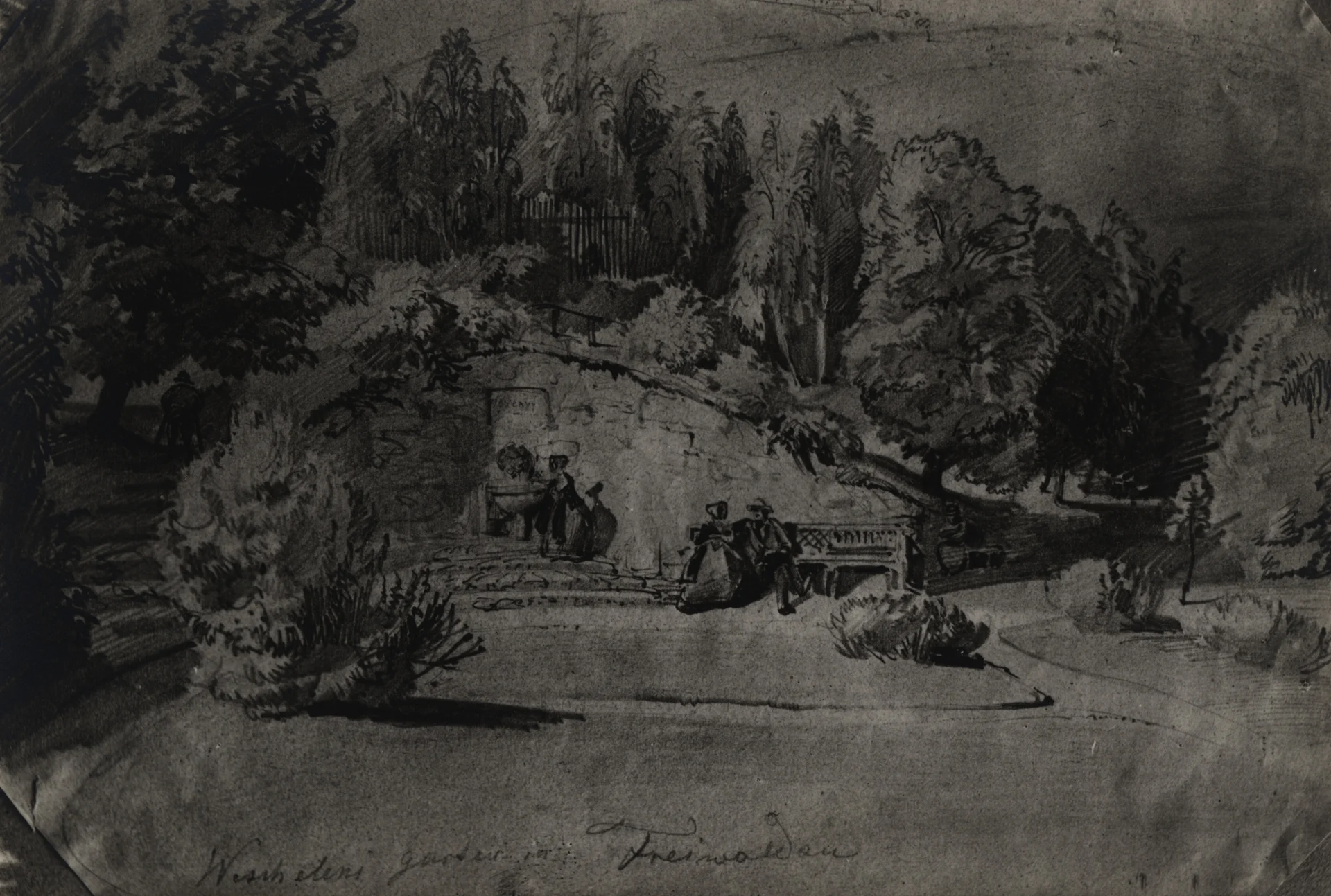 Náhledový obrázek předmětu Carl Goebel: tzv. Wesselenyiho zahrada v Jeseníku (1847)