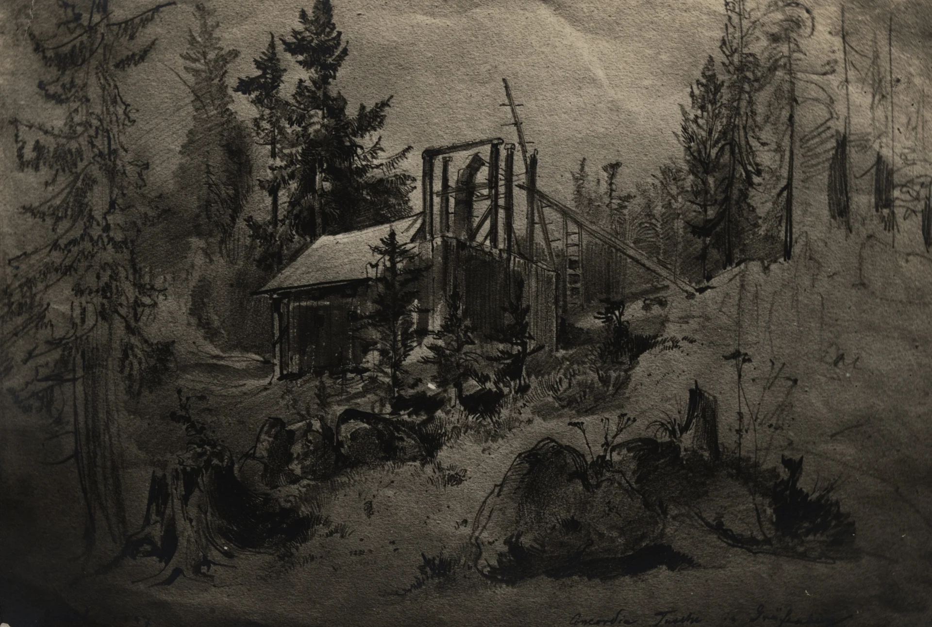 Náhledový obrázek předmětu Carl Goebel: venkovní sprcha Concordia na Gräfenbergu (1847)