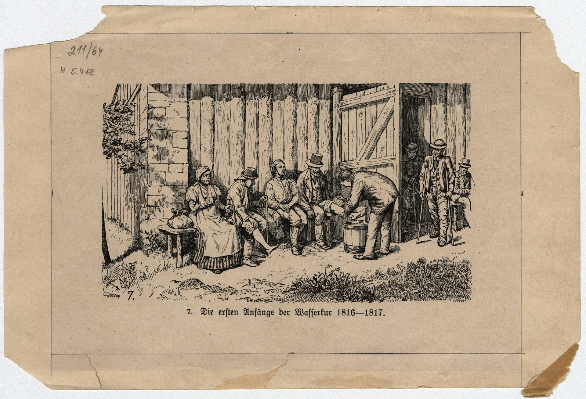 Náhledový obrázek předmětu Ilustrace z knihy "Vinzenz Priessnitz. Sein Leben und sein Wirken" (1899)