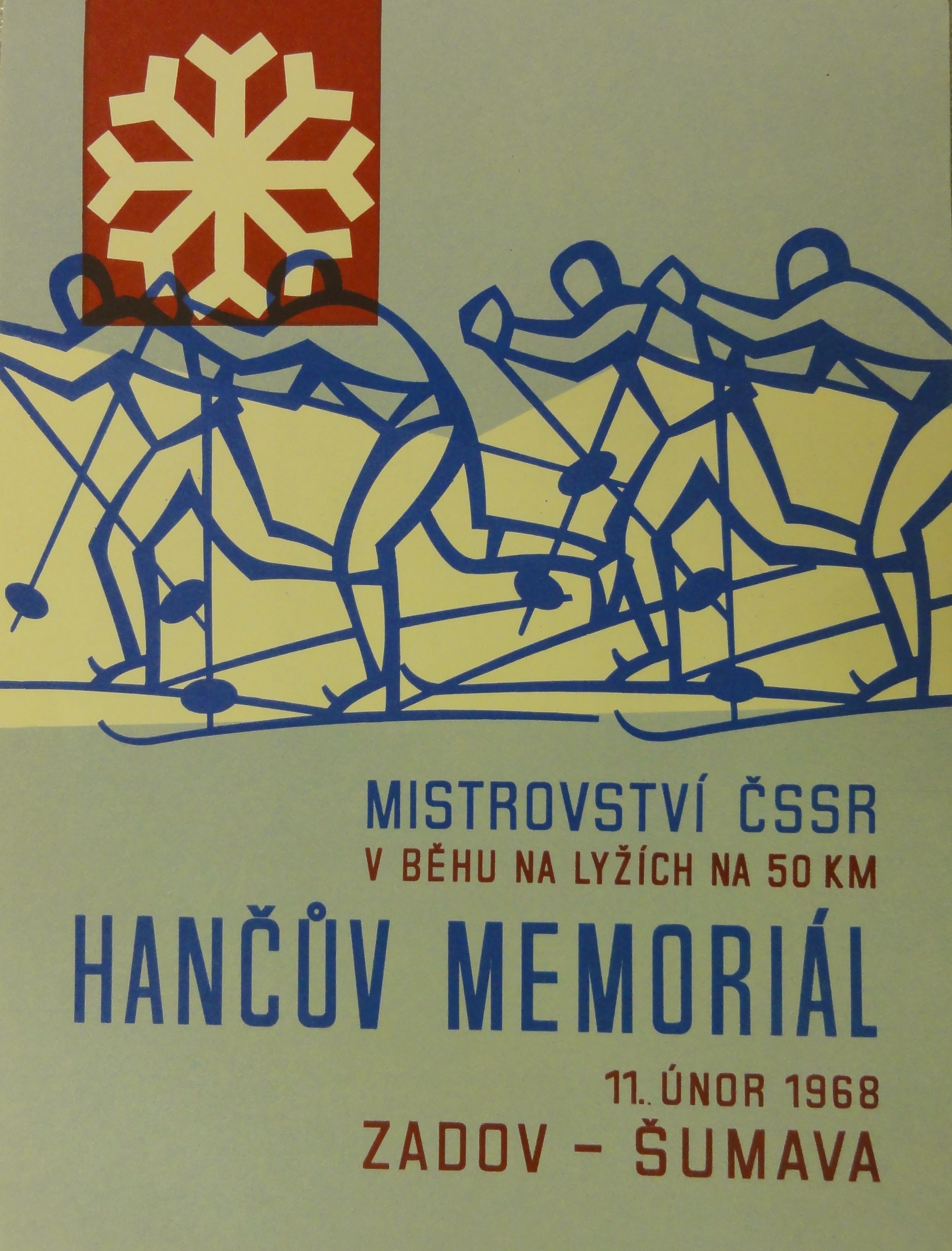 Náhledový obrázek Mistrovství ČSSR v běhu na lyžích na 50 km. Hančův memoriál. Zadov - 1