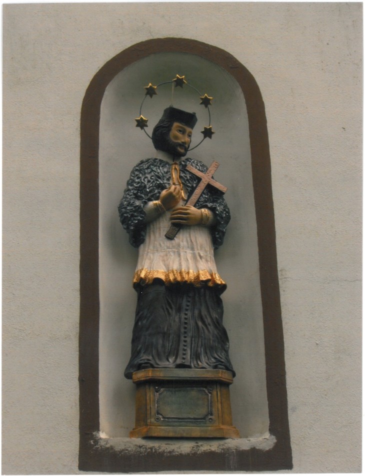Náhledový obrázek Bechyně, socha sv. Jana Nepomuckého, Dolní mlýn - 1
