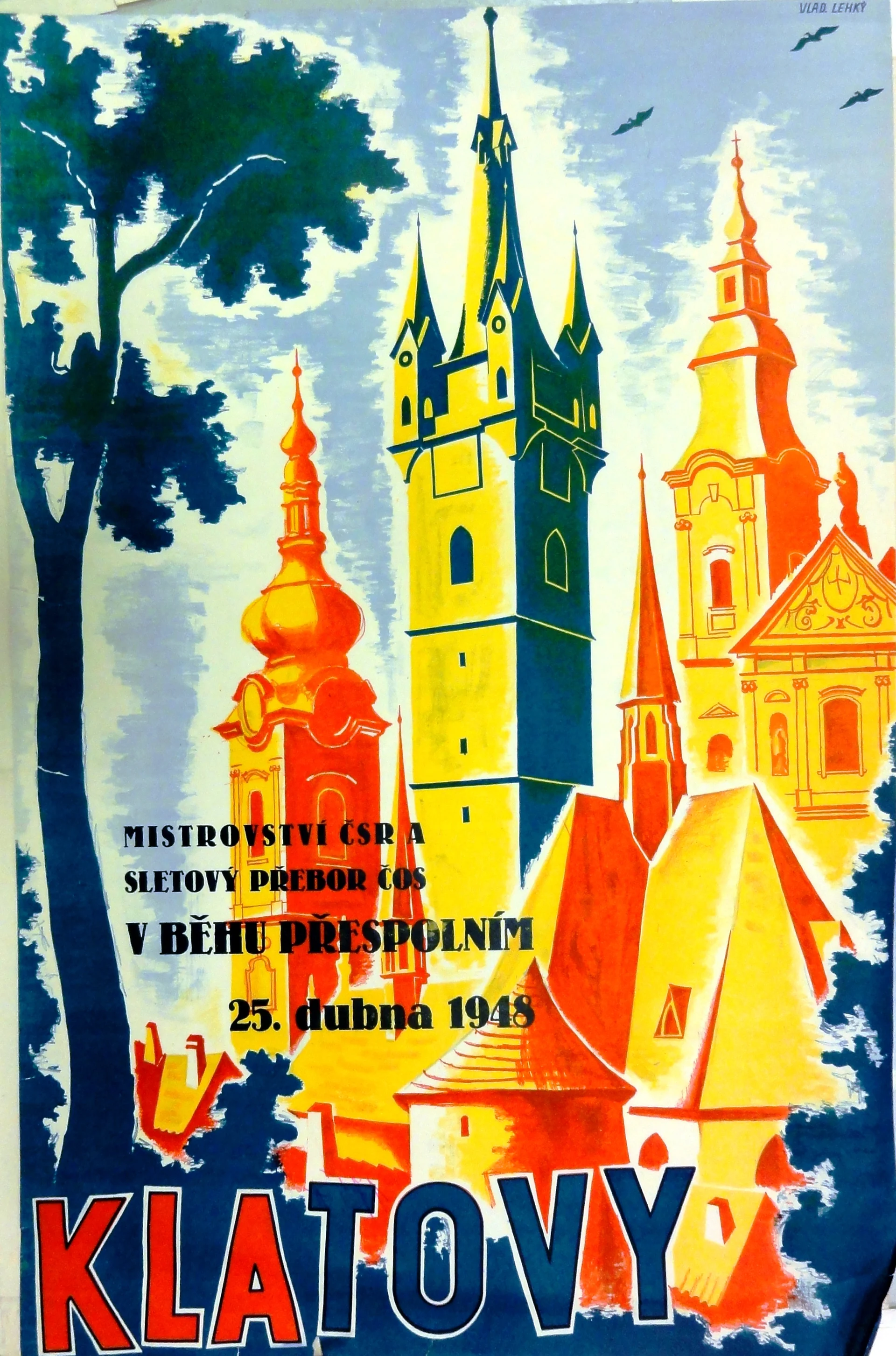 Náhledový obrázek předmětu Mistrovství ČSR a sletový přebor ČOS v běhu přespolním. Klatovy 1948