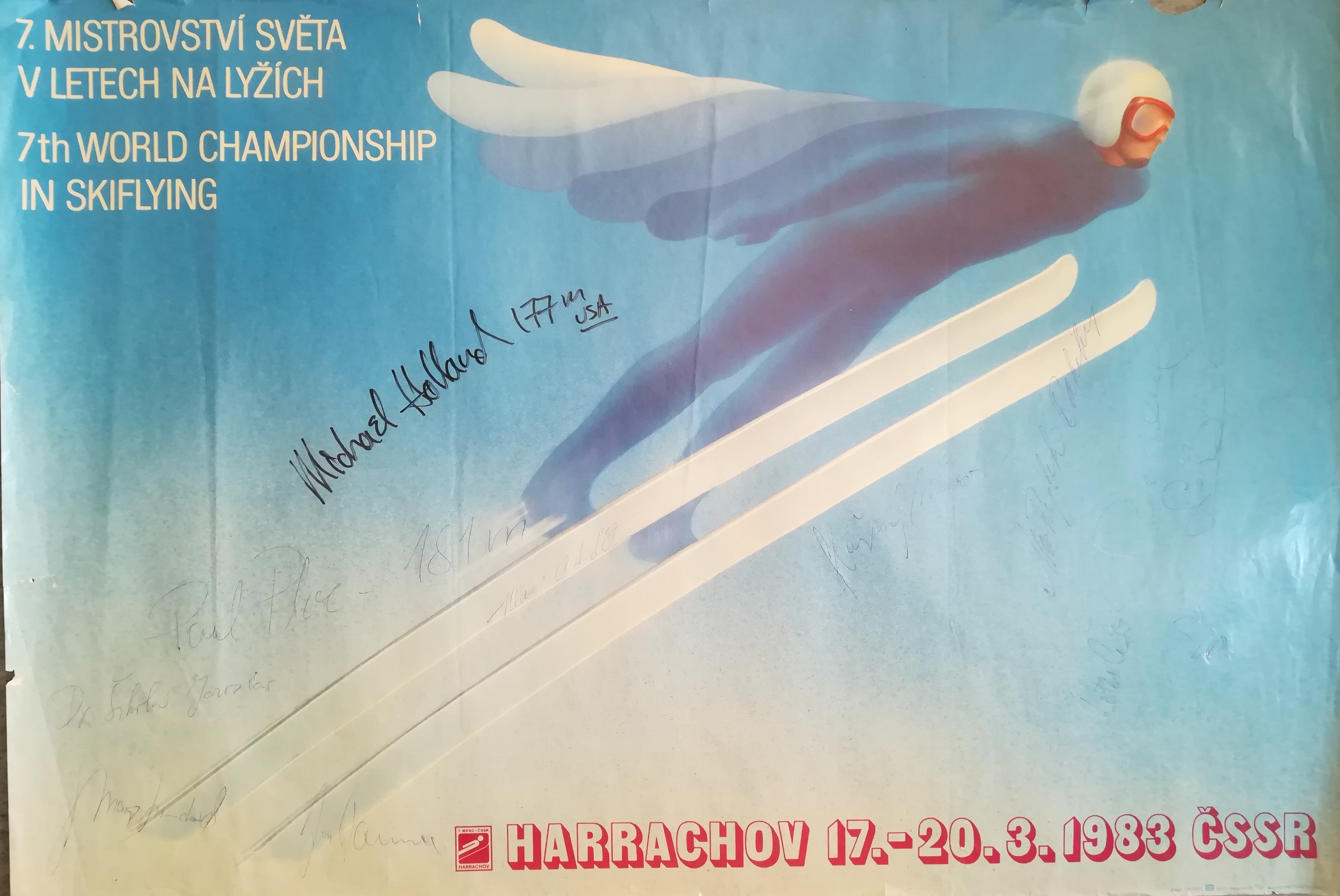 Náhledový obrázek Mistrovství světa v letech na lyžích. Harrachov 1983 - 1