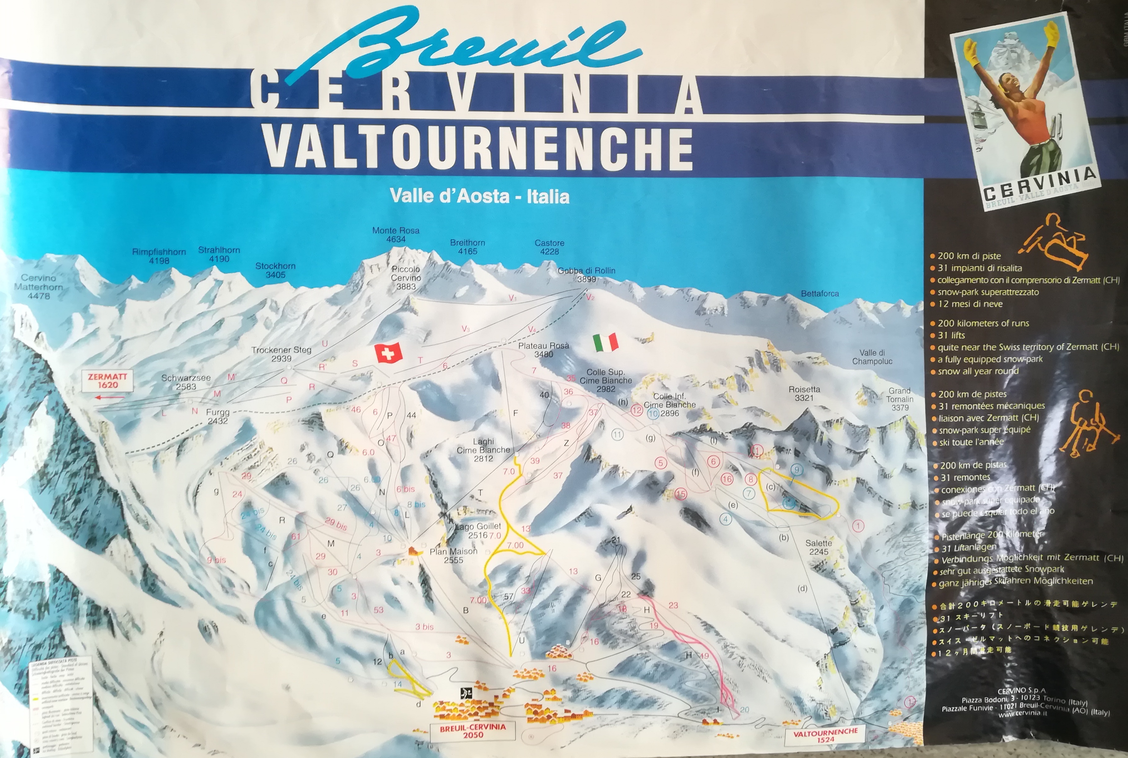 Náhledový obrázek Breuil-Cervinia. Lyžařské středisko - 1