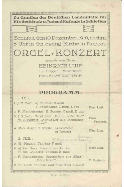 Náhledový obrázek Program koncertu - 1
