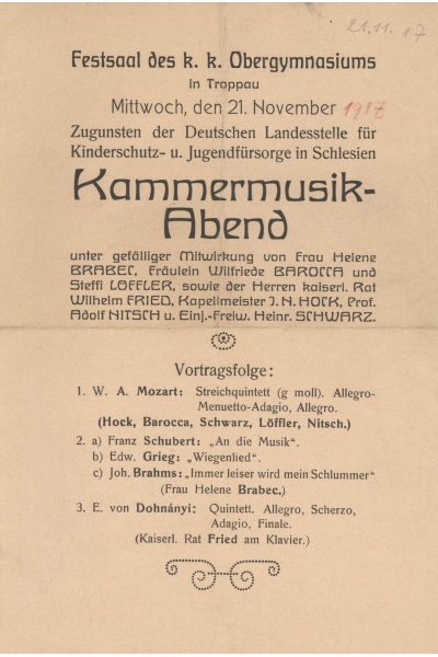 Náhledový obrázek Program koncertu - 1