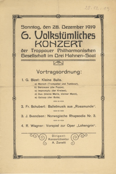 Náhledový obrázek Program koncertu - 1