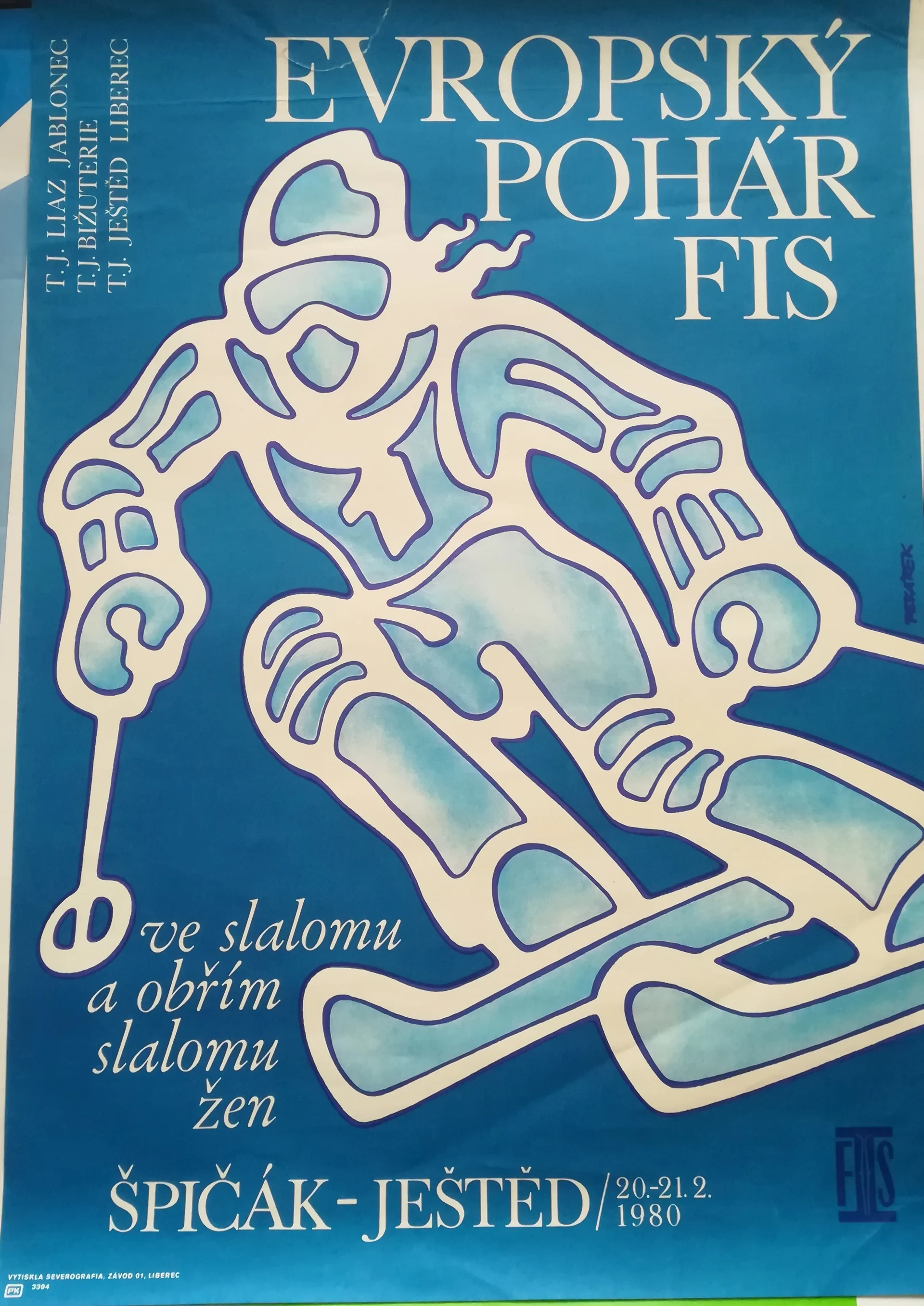 Náhledový obrázek předmětu Evropský pohár žen. Špičák - Ještěd 1980
