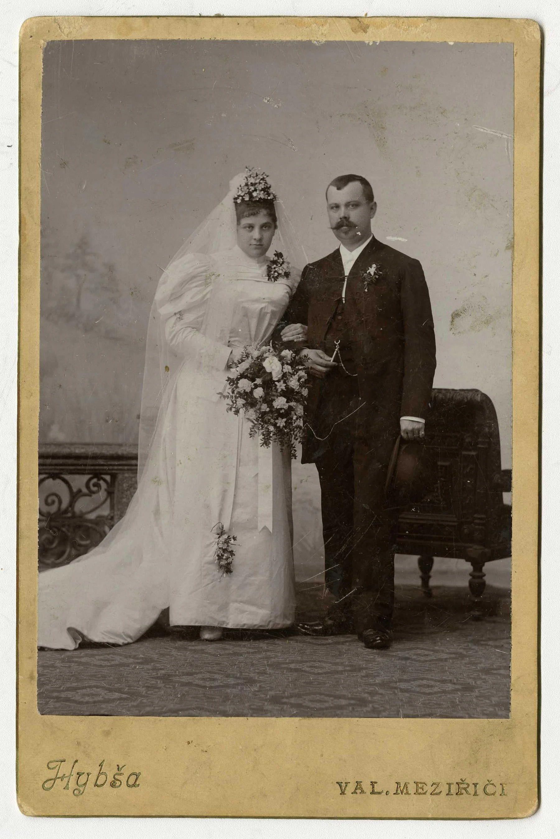 Náhledový obrázek předmětu Ing. Antonín Staněk (14. 9. 1856 Nesměřice - 24. 9. 1916 Val. Meziříčí) a Marylda Richtrová (13. 6. 1872 - 17. 4. 1947)
