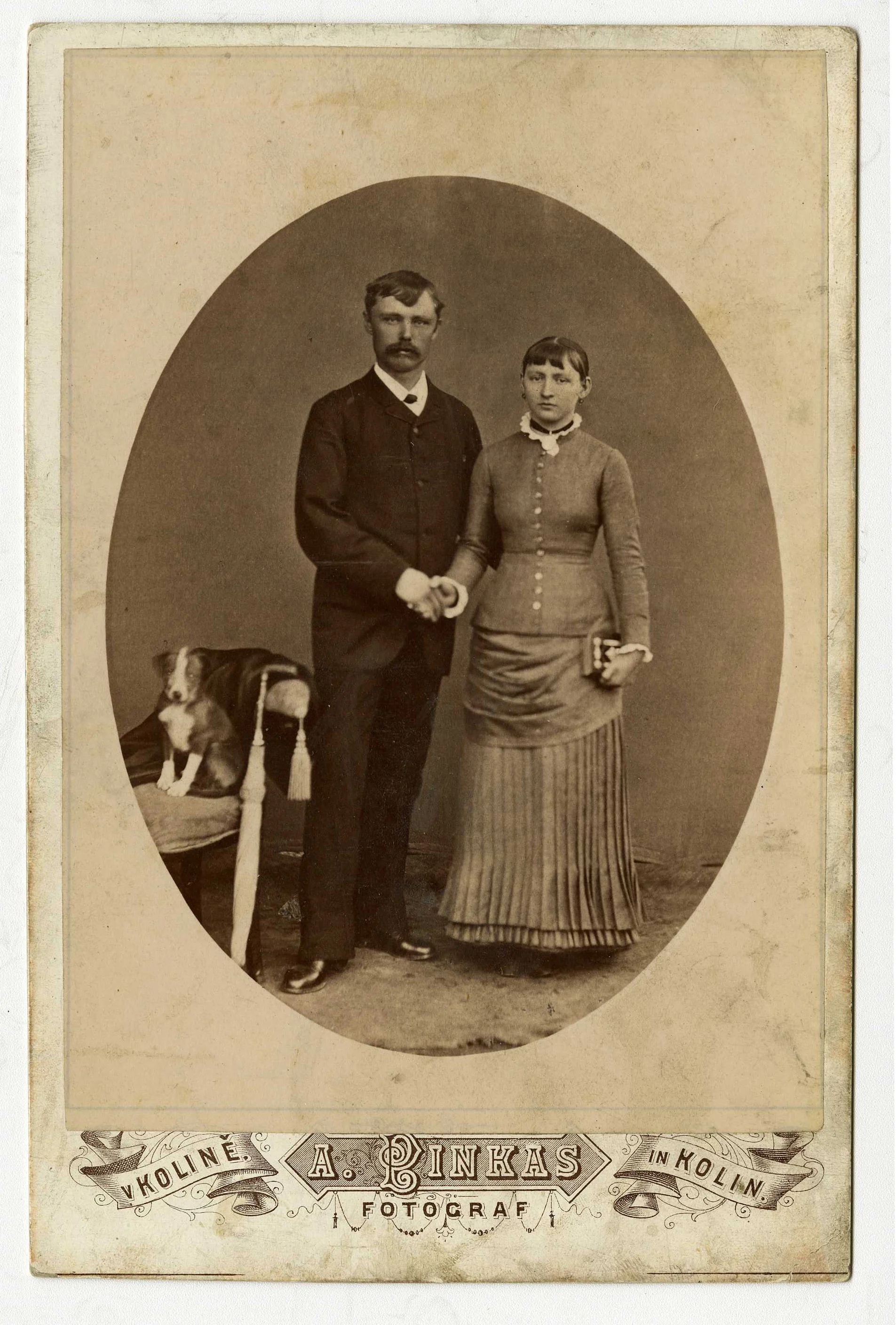 Náhledový obrázek předmětu Alois Staněk (20. 8. 1858 Nesměřice - 4. 3. 1947 Nesměřice) a Aloisie roz. Martínková (8. 8. 1868 Dalkovice - 9. 4. 1953 Radkov)