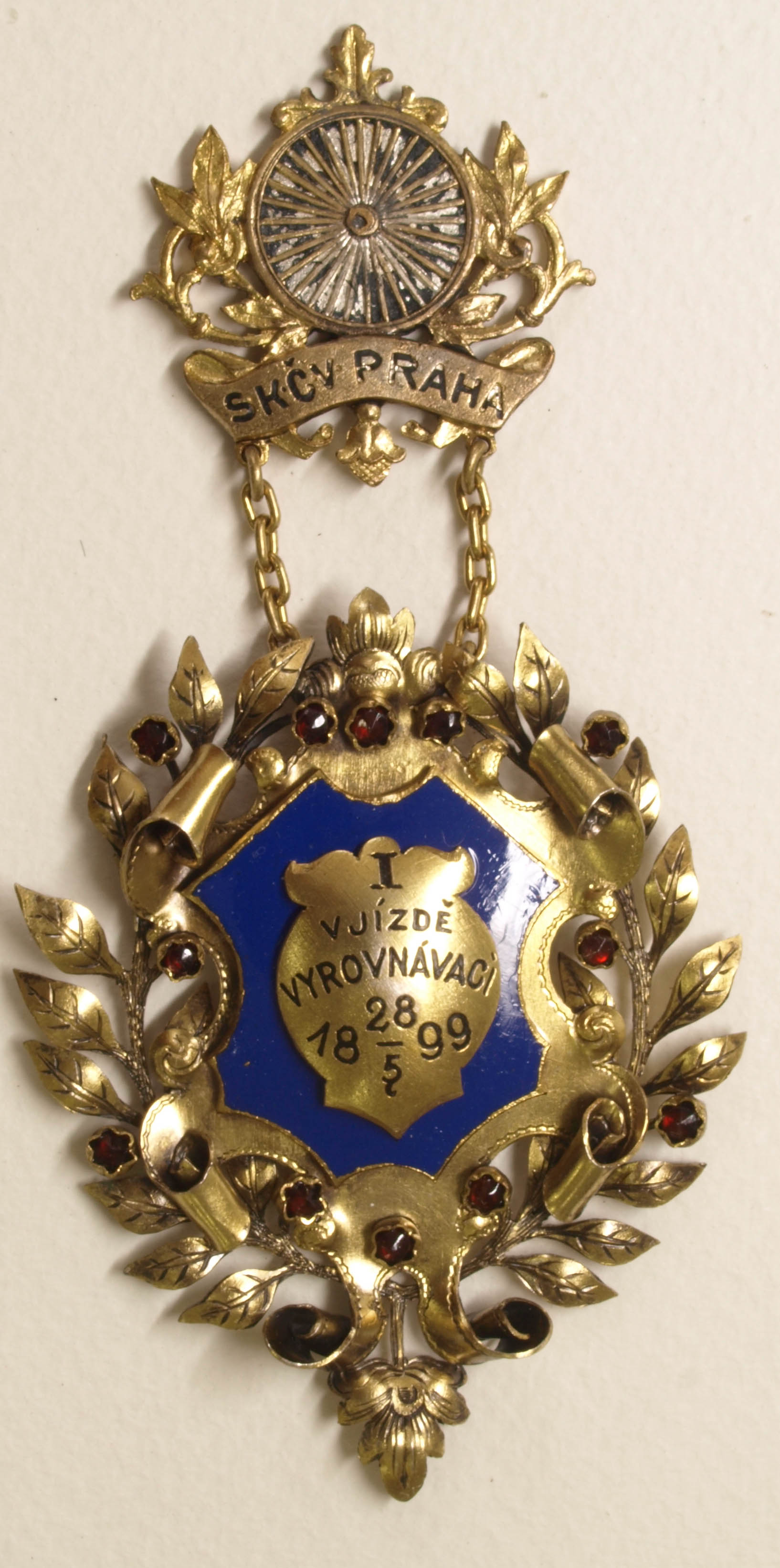Náhledový obrázek Medaile za I. místo v jízdě vyrovnávací S.K.Č.V. Praha - 2