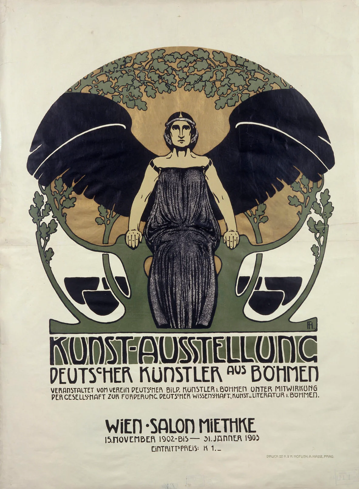 Náhledový obrázek předmětu Kunstausstellung deutscher Künstler aus Böhmen,Salon Mietke, Wien 1902