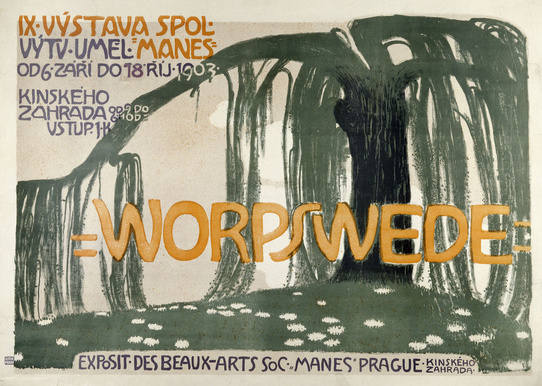 Náhledový obrázek Worpswede - IX. výstava spolku Mánes - 1