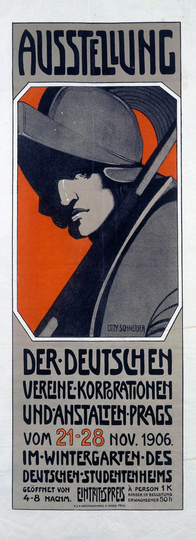 Náhledový obrázek předmětu Austellung. Der Deutschen Vereine Korporationen und Anstelten Prags 1906