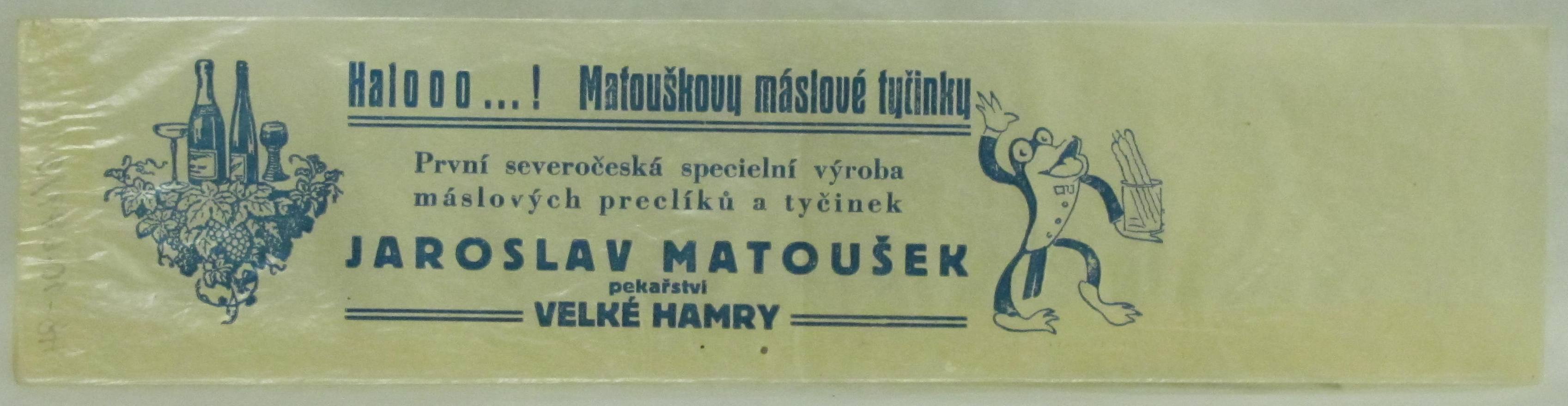 Náhledový obrázek Obal Matouškovy máslové sušenky - 1