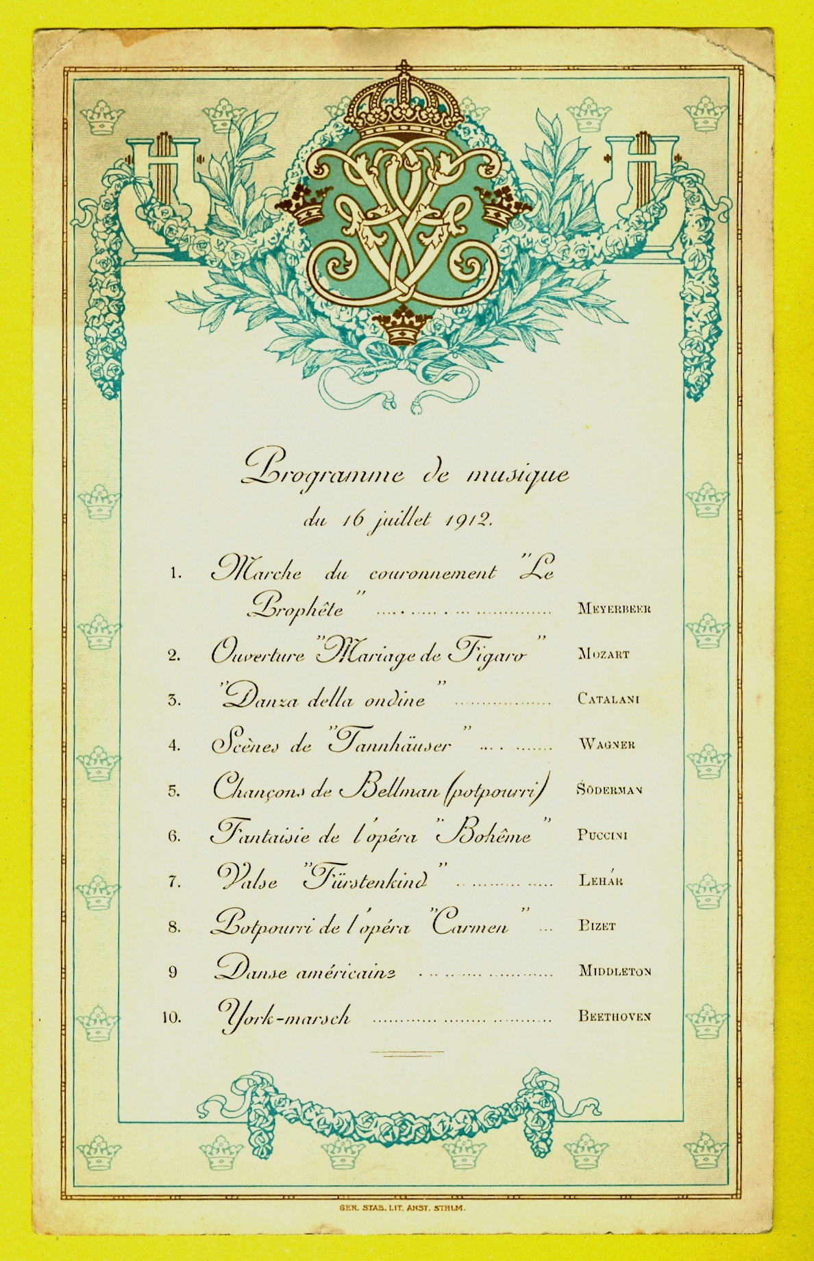 Náhledový obrázek Olympijské hry ve Stockholmu 1912. Pozvánky - 6