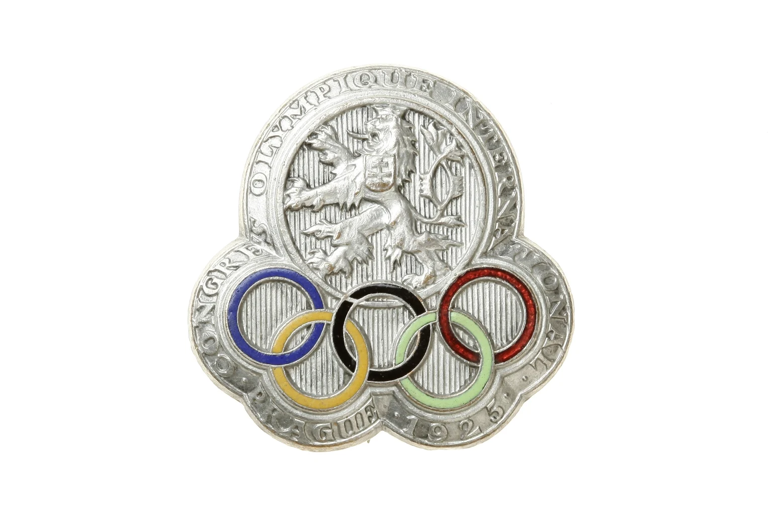 Náhledový obrázek předmětu Odznak olympijského kongresu v Praze