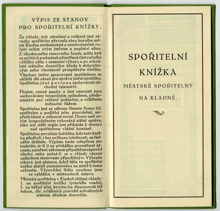 Náhledový obrázek Spořitelní knížka - 3