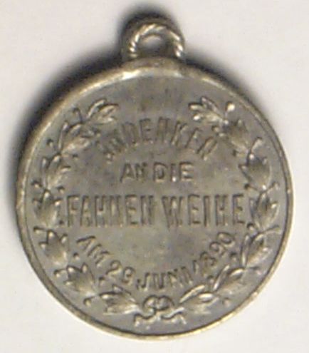 Náhledový obrázek Svěcení praporu spolku vojenských vysloužilců 1890 Bílý Potok - 1