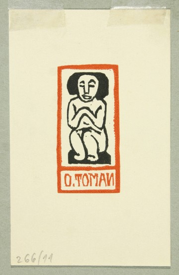 Náhledový obrázek Exlibris O. Toman - 1