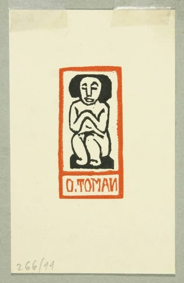 Náhledový obrázek předmětu Exlibris O. Toman