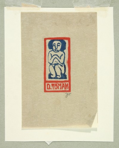 Náhledový obrázek Exlibris O. Toman - 1