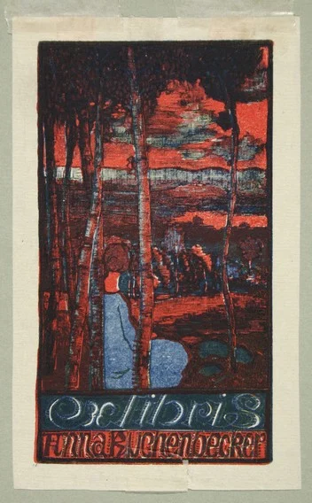 Náhledový obrázek předmětu Exlibris Anna Kuchenbecker