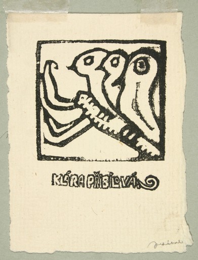 Náhledový obrázek Exlibris Klára Přibilová - 1