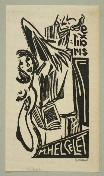 Náhledový obrázek Exlibris M. Helcelet - 1