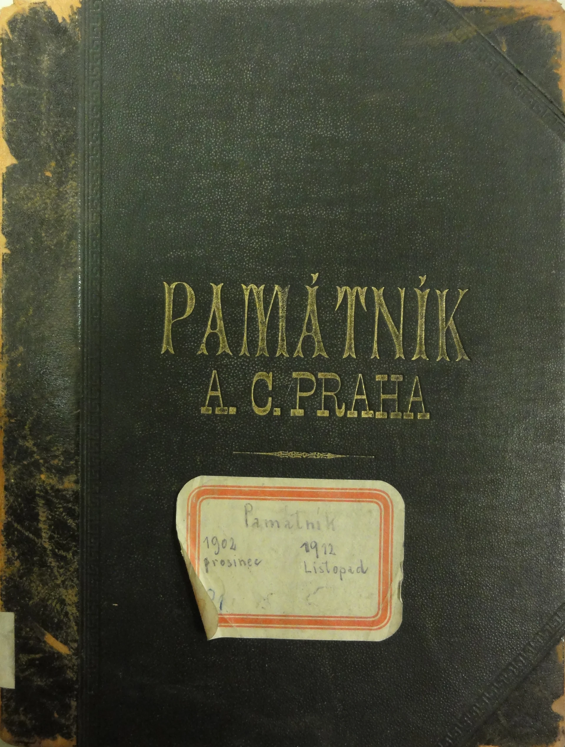 Náhledový obrázek předmětu Pamětní kniha A. C. Praha