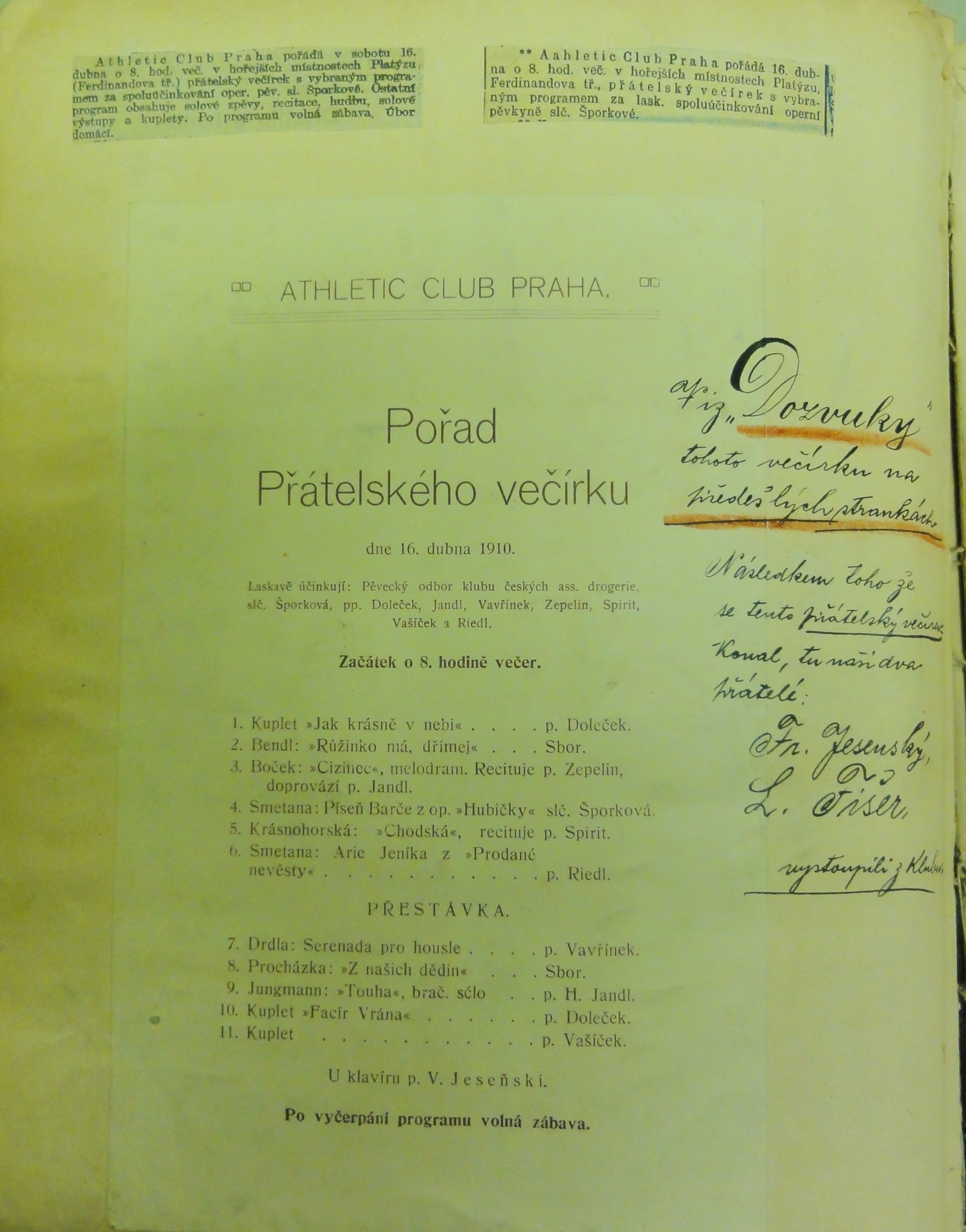 Náhledový obrázek Pamětní kniha A. C. Praha - 11